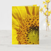ヒマワリ カード (黄色い花)