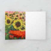 ヒマワリ カード (内部)