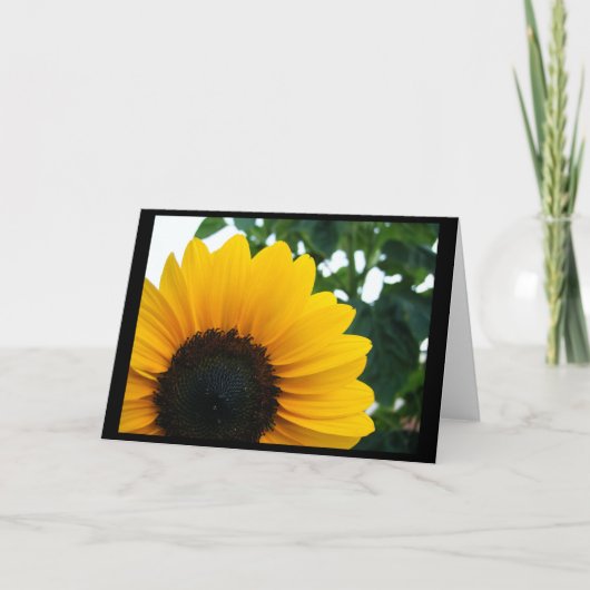 ヒマワリ カード (正面)