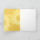 ヒマワリ カード (内部)