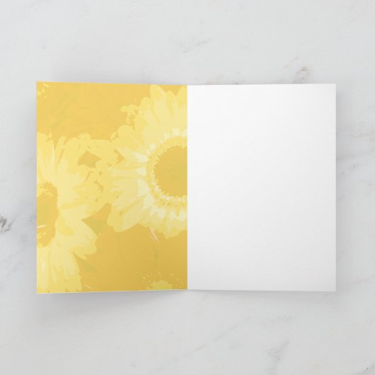 ヒマワリ カード (内部)