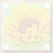 ヒマワリ ガラスコースター (裏面)