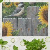 ヒマワリ キッチンタオル (折り畳み)