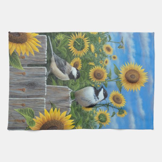 ヒマワリ キッチンタオル (横)