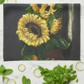 ヒマワリ キッチンタオル (折り畳み)