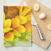 ヒマワリ キッチンタオル (四つ折り)