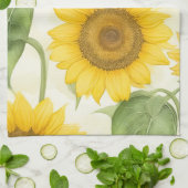 ヒマワリ キッチンタオル (折り畳み)