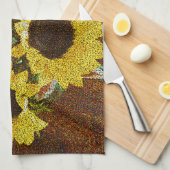 ヒマワリ キッチンタオル (四つ折り)