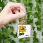 ヒマワリ キーホルダー (手)