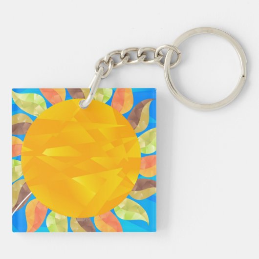 ヒマワリ キーホルダー (裏面)