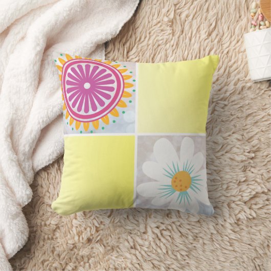 ヒマワリ クッション (ブランケット)