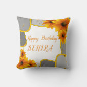 ヒマワリ クッション (正面)