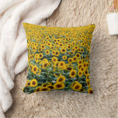 ヒマワリ クッション (ブランケット)
