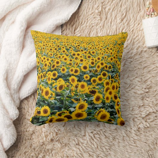 ヒマワリ クッション (ブランケット)