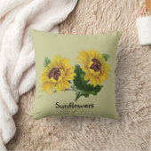 ヒマワリ クッション (ブランケット)