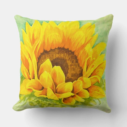 ヒマワリ クッション (正面)