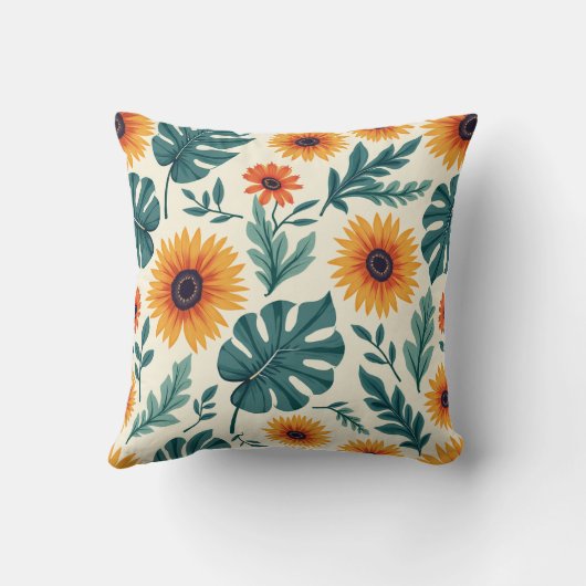 ヒマワリ クッション (裏面)