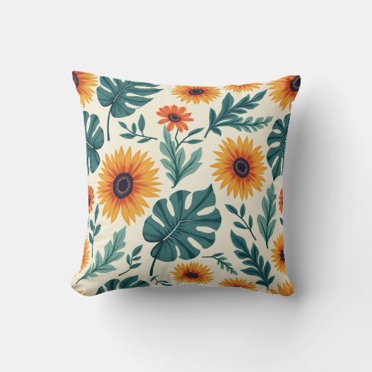 ヒマワリ クッション (正面)