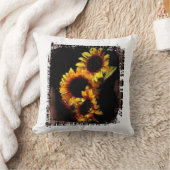 ヒマワリ クッション (ブランケット)