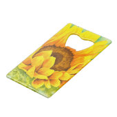 ヒマワリ クレジットカード栓抜き (正面アングル)