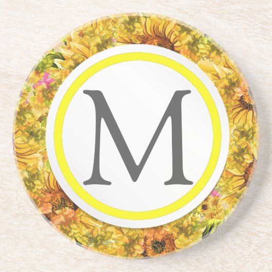 ヒマワリ コースター (正面)