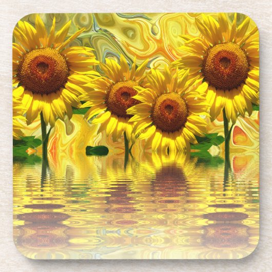 ヒマワリ コースター (正面)