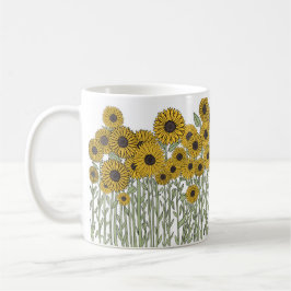 ヒマワリ コーヒーマグカップ