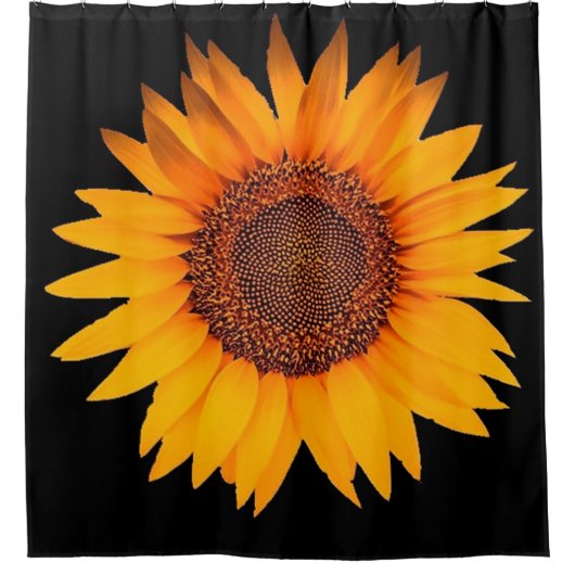 ヒマワリ シャワーカーテン (正面)