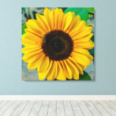 ヒマワリ・シュプリーム キャンバスプリント (インサイチュ (ウッドフロア))