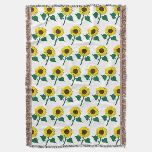ヒマワリ スローブランケット (正面縦)