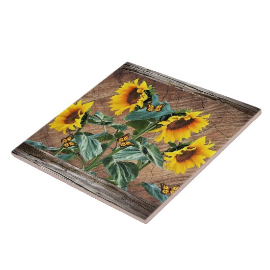 ヒマワリ タイル (側面)