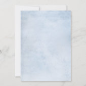 ヒマワリ ダスティーブルー スレート ピオニー フラワーデザイン カレンダー セーブザデート (裏面)