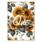 ヒマワリ テーブルナンバー (裏面)