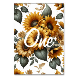 ヒマワリ テーブルナンバー