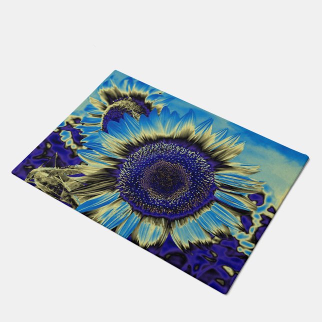 ヒマワリ ドアマット (アングル)