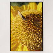 ヒマワリ「ネクタール狩りスキッパー」パズル ジグソーパズル (縦)