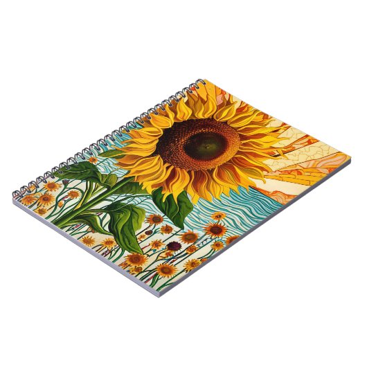 ヒマワリ ノートブック (左側)