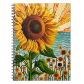 ヒマワリ ノートブック (正面)