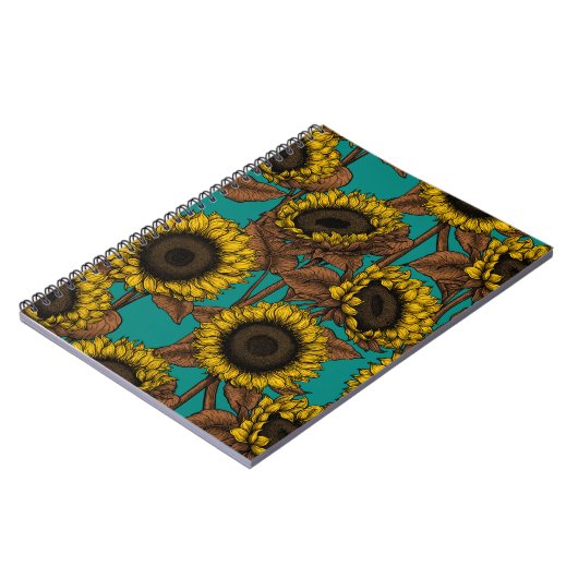 ヒマワリ ノートブック (左側)