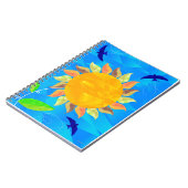 ヒマワリ ノートブック (左側)