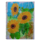 ヒマワリ ノートブック (正面)