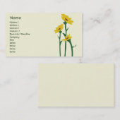 ヒマワリ-ビジネス 名刺 (正面/裏面)