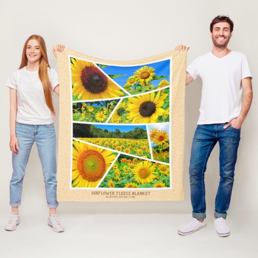 ヒマワリ フリースブランケット (インサイチュ)