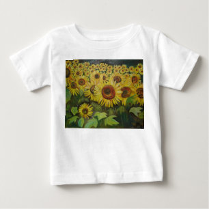ヒマワリ ベビーTシャツ