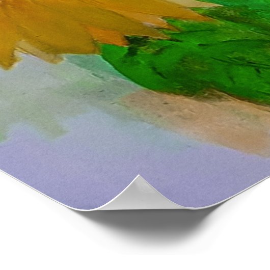 ヒマワリ ポスター (角)