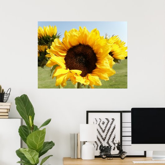 ヒマワリ ポスター (ホームオフィス)