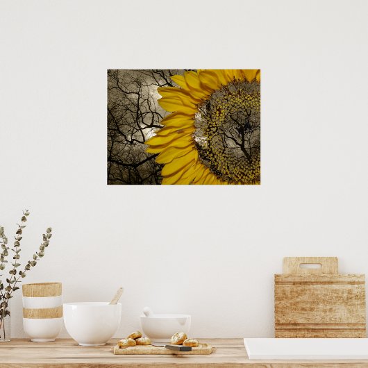 ヒマワリ ポスター (キッチン)