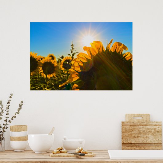 ヒマワリ ポスター (キッチン)