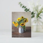 ヒマワリ ポストカード (スタンド正面)