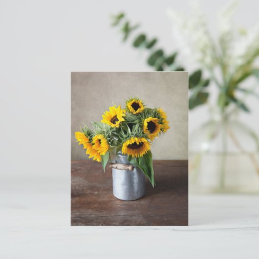 ヒマワリ ポストカード (スタンド正面)
